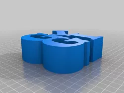 My Customized WORD Sculpture