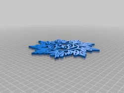 My Customized Word Snowflake