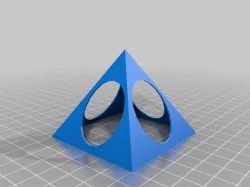 Print stand triangle