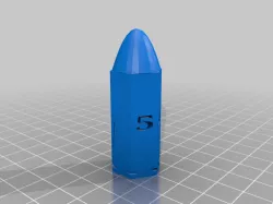 rollable bullet dice set