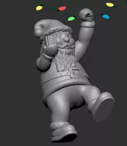 SANTA CHRISTMAS TREE DECORATION