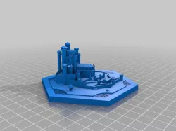 Settlers of Catan - Legacy Remix - Brick Hexes - magnetic