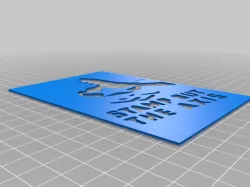 stamp out the axis stencil