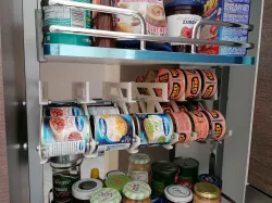 Suspended modular can holder