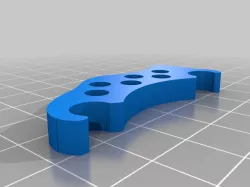 Zip tie cabel holder for Orbiter hotend on Ender 3 and Hero Me Gen 6 (HGM)