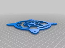 120mm fan cover grill Magic the gathering green tree 