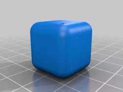 20 mm Cube - Round Corners
