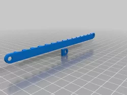 Chainable Ethernet Cable Holder with cap (Wall-Mountable)