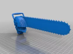 Chainsaw Man Head, Different Saw
