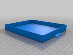 Customized drawer box with hex pattern sides
