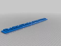 Darkstar Printing Nameplate