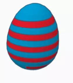 dual colored egg