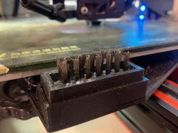 Ender 3 Nozzle cleaning brush mount (Remix with instructions)