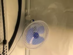 Fan on a pole