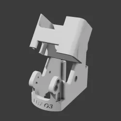 FR7 DJI O3 air unit and Hero 9/10/11 vertical mount