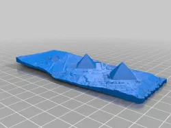 Giza Plain digital model for 3D printer