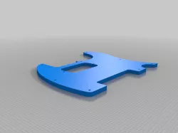 Harley Benton Telecaster HH Pickguard Template