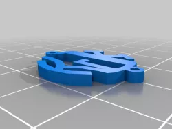 kjk Pendant with multiple loops