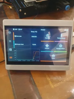 klipperscreen Case for 7" 1024x600 IPS touchscreen and Raspberry Pi4 