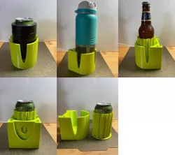 Koozie and Water Bottle Holder (bottom mount)