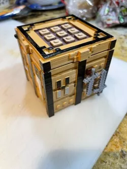 Lego Minecraft Crafting Box ( Mini Fig Storage Box )