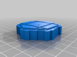 Magic / D&D Hexagon + Square tile