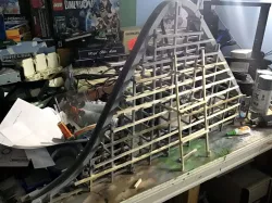 Mini Working PTC Roller Coaster Track Model