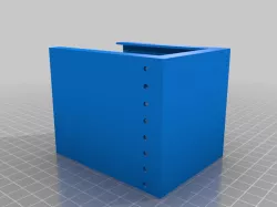 My Customized Parametric Multiple SSD / Hard Drive Holding Bracket / Sled