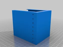 My Customized Parametric Multiple SSD / Hard Drive Holding Bracket / Sled