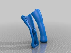 Quest 2 Controller Extension handle 45degree bend