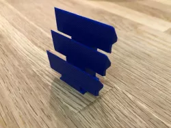 Spare blade holder for Scraper with interchangeable blades 