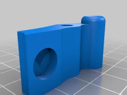 Spring snap catch - simplified wall version 