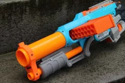 The Cryptid: A Pump Action Clip Fed Nerf Sledgefire Conversion