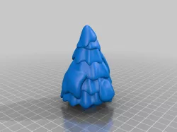 Tree pine fantasy miniature