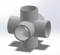 6-Way PVC Fitting (Schedule 40)
