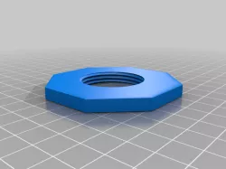 63x3mm Flange with 33mm Thread