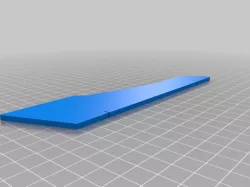 Blazer Pinewood Derby template 