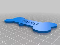 Bone Dog Tag