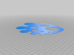 Circle Template (airbrush stencil) inch size (1/4, 1/2, 3/4, 1, 1 1/2, 2, 2 1/2)
