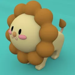 Cute Lion Doll