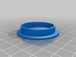 Flat Test Cap for 1.5" PVC pipe - optional SO-239 hole