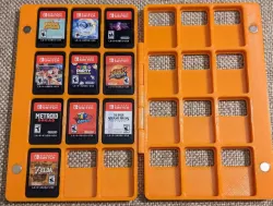 Foldable Nintendo Switch Game Case with magnetic closure