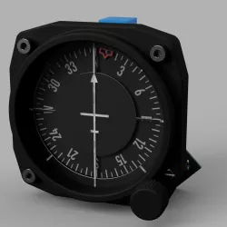 Gyro Compass for Flight Simulation