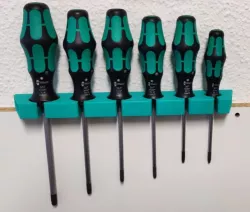 Holder for the set of 6 WERA Kraftform Plus screwdriver sets Torx