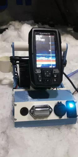 Ice Fishing Shuttle for Garmin and Humminbird
