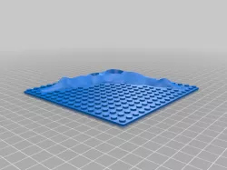 Lego 16x16 Crater Base Plate