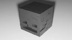 Minecraft Skeleton Head