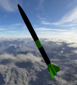 Minimum Diameter Medium or High Power Rocket Including electronics bay, motor retainer, and OpenRocket Design File