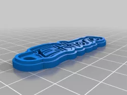 My Customized Multiline Tag or Keychain