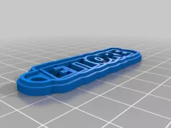 My Customized Multiline Tag or Keychain